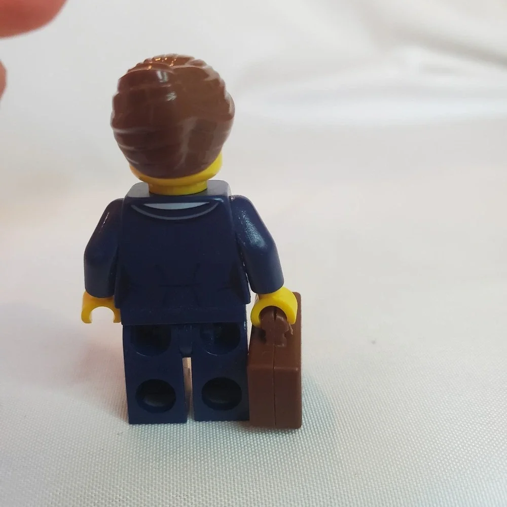 LEGO Creator 60134 Office Lady Mini figure Minifig Briefcase Blue Suit